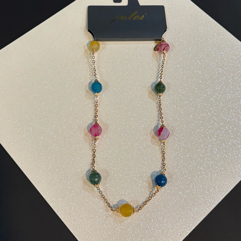 Multicolor Beaded Necklace